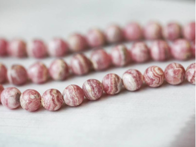 Rhodochrosite 7mm Round