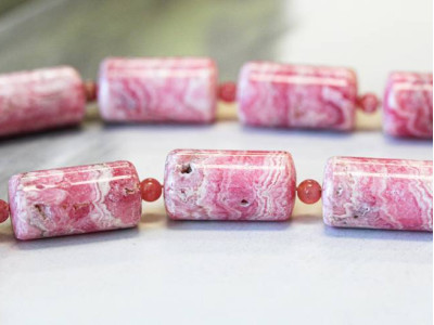 Rhodochrosite 12x22 Tube