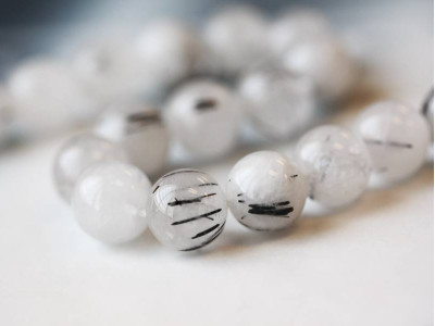 Tourmalinated Quartz 14mm Round