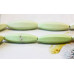 122-1046 Lemon Chrysoprase <br>14x40 Hexagon Oval Rice