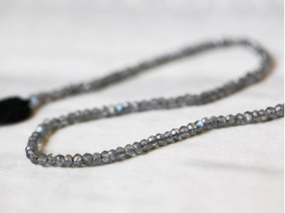 Labradorite 3mm Faceted Rondell