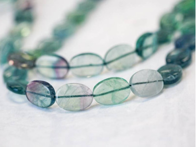 Fluorite 12x16 Flat Oval