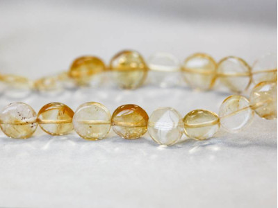 Citrine 8-10mm Coin