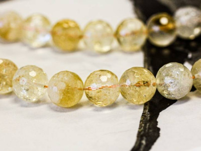 Citrine 16mm Faceted Round