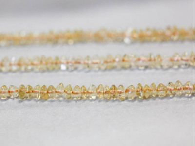 Citrine 4mm Rondell