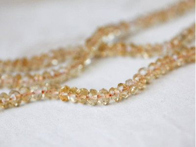 Citrine 5-6mm Faceted Rondell