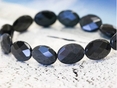 Rainbow Obsidian 15x20 Faceted Flat Oval