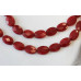 128-1037 Red Jade <br>10x14 Faceted Flat Oval