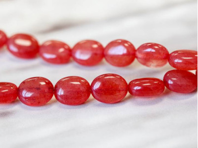 Red Jade 8x10 Flat Oval
