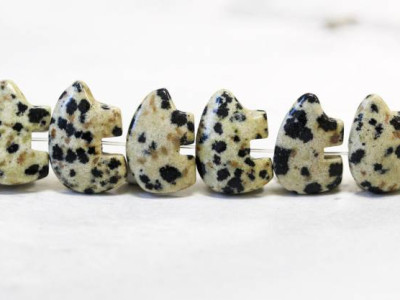 Dalmatian Jasper 10x14 Bear