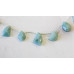133-1523 Amazonite <br>12x Fancy Briolette