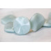 133-1555 Amazonite <br>30mm Waved Coin