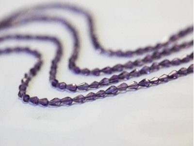 Amethyst 2.5x4 Faceted Teardrop