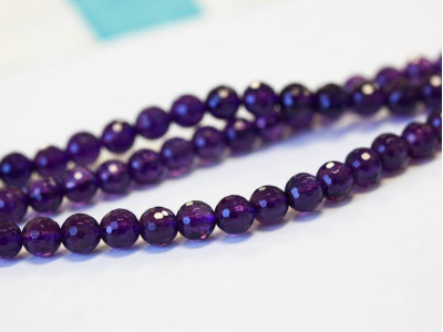 Amethyst 6mm Faceted Round