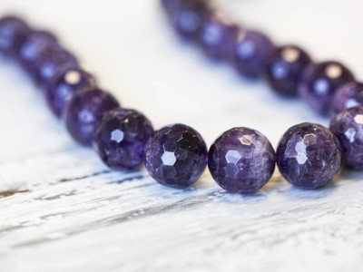 Amethyst 16mm Faceted Round