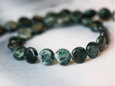 Green Apatite 10mm Dime