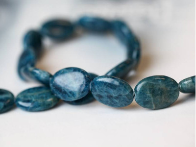 Blue Apatite 12x16 Flat Oval
