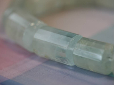 Aquamarine 16-21mm Faceted Tube