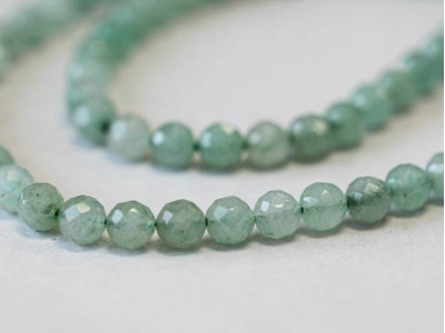 Aventurine 7mm Faceted Round