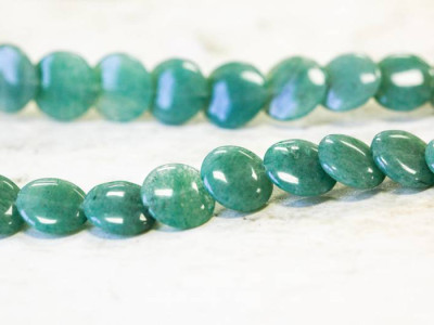 Aventurine 12mm Lentil