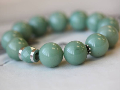 Aventurine 16mm Round Bracelet Aventurine 16mm Round Bracelet