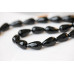 140-1515 Black Onyx <br>12x20 Faceted Teardrop