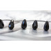 140-1633 Black Onyx <br>8x15 Teardrop Briolette