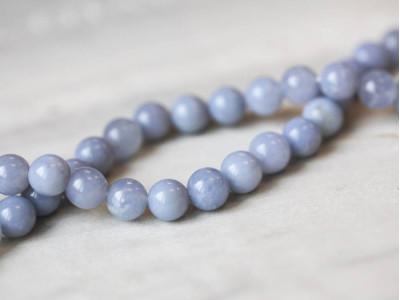 Blue Chalcedony 8-8.5mm Round