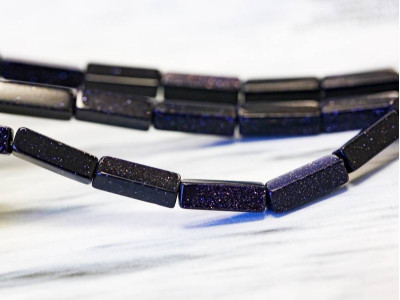 Blue Goldstone 4x13 Rectangle