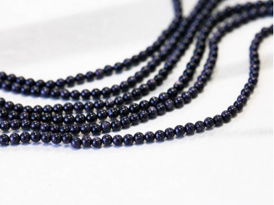 Blue Goldstone 2mm Round