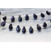 144-1046 Blue Goldstone <br>6x9 Teardrop Briolette