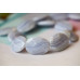 145-1185 Blue Lace Agate <br>22x30 Faceted Flat Oval