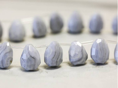 Blue Lace Agate 16-18x Fancy Briolette