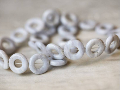 Blue Lace Agate 15mm Donut