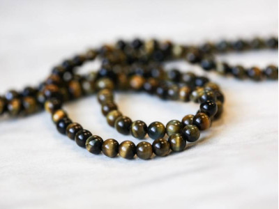 Blue Tiger Eye 4mm Round