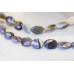 150-1019 Botswana Agate <br>10x14 Faceted Flat Oval