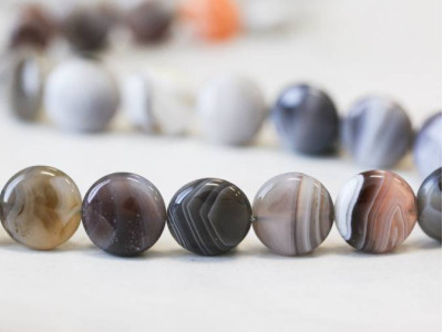 Botswana Agate 16mm Coin