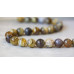 150-1076 Yellow Botswana Agate <br>14mm Round