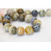 150-1078 Yellow Botswana Agate <br>18mm Round