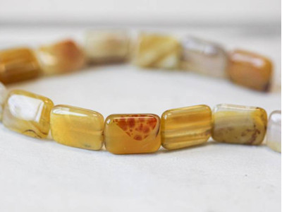 Yellow Botswana Agate 13x18 Flat Rectangle