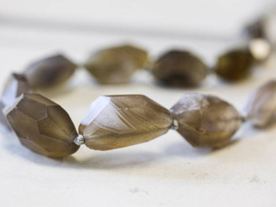 Botswana Agate 12-20x Faceted Nugget