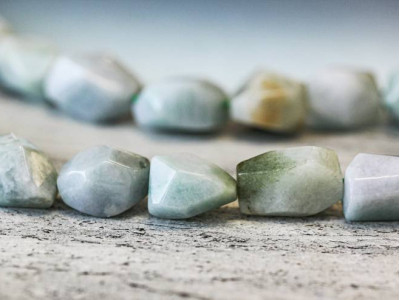 Burma Jade 15x20 Faceted Nugget