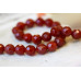 153-0210 Carnelian <br>10mm Faceted Round