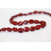 153-1278 Carnelian <br>8x10 Faceted Flat Oval