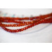 153-1460 Carnelian <br>4mm Faceted Rondell