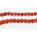 153-1544 Carnelian <br>6mm S-Corrugated Round