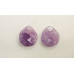 154-1218 Cape Amethyst <br>22x25 Faceted Flat Pear Pendant