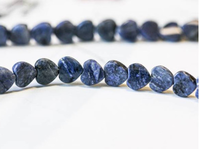 Dumortierite 8mm Heart
