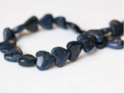 Dumortierite 12mm Heart