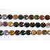 161-1023 Fancy Jasper <br>15mm Faceted Coin